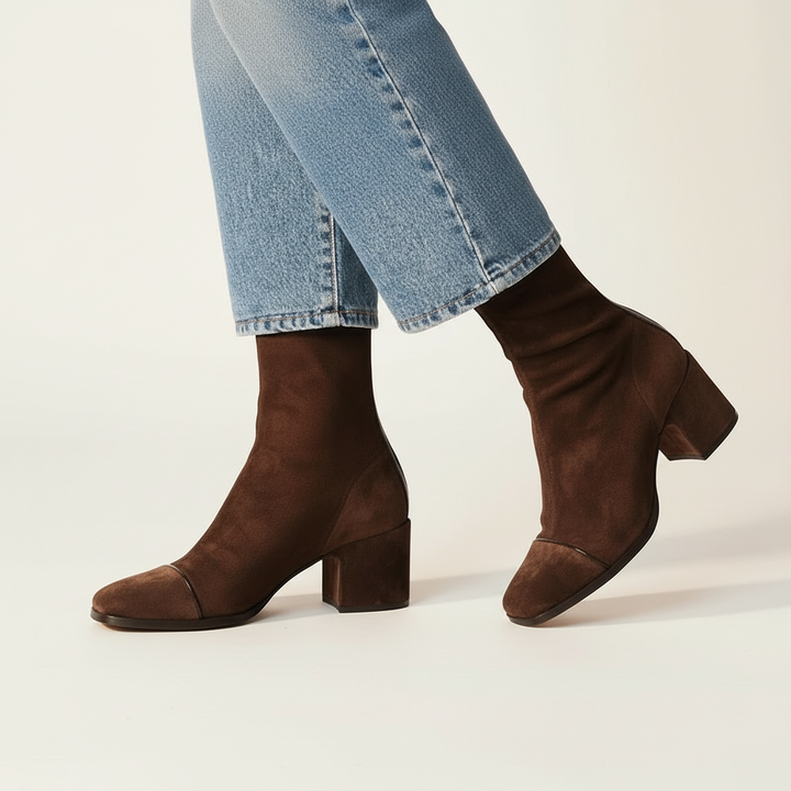 Lily™ | Elegant Suede Ankle Boots