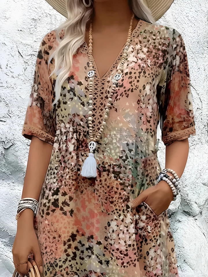 Mirabelle | Vibrant Mid Length Dress