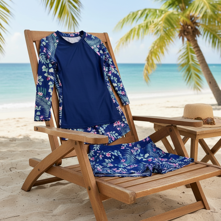 Noa | Long-Sleeve Two-Piece Surfing Swimsuit