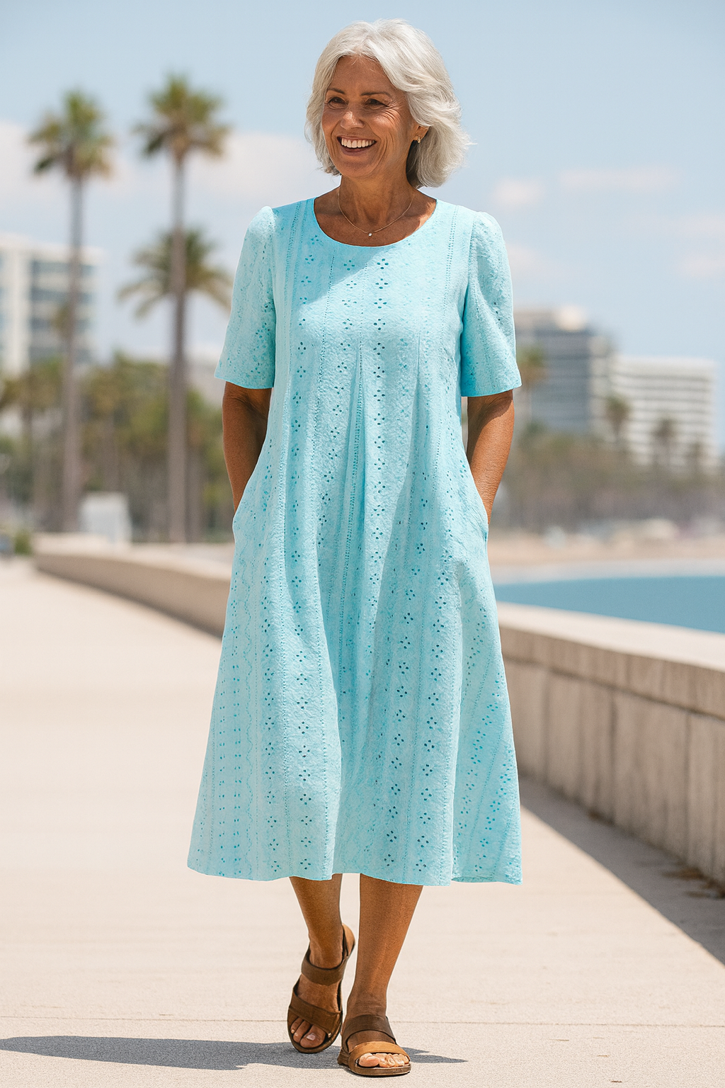 Meliora | Everyday Elegance Midi Dress – Flattering Comfort, Timeless Confidence