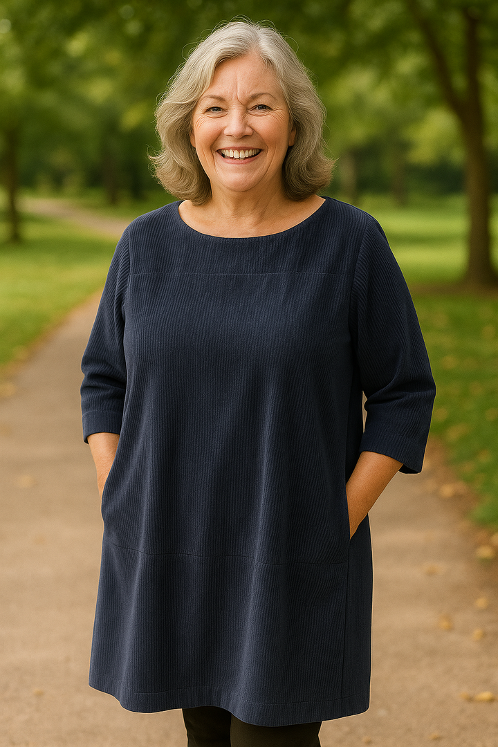 Marley| Soft Cord Tunic – Effortless Comfort, Quiet Elegance