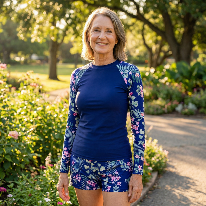 Noa | Long-Sleeve Two-Piece Surfing Swimsuit